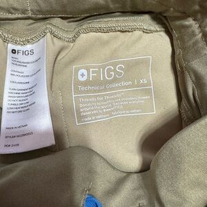 XXS Figs Catarina Scrub One Pocket in Beige XS High Waisted Zamora Jogger Pants